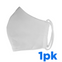 Washable White Cloth Face Mask (Single)