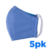 Washable Blue Cloth Face Mask (5 Pack)