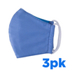 Washable Blue Cloth Face Mask (3 Pack)